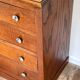 Art deco oak chest of drawers