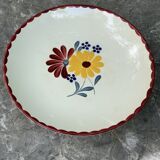 Fruit cup on low pedestal in Salins Milanese service earthenware