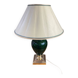 Ceramic and brass lamp Schuytener