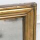 Miroir ancien en laiton de brasserie, 19ème