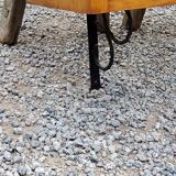 Wall display case from the 50s in solid blond oak