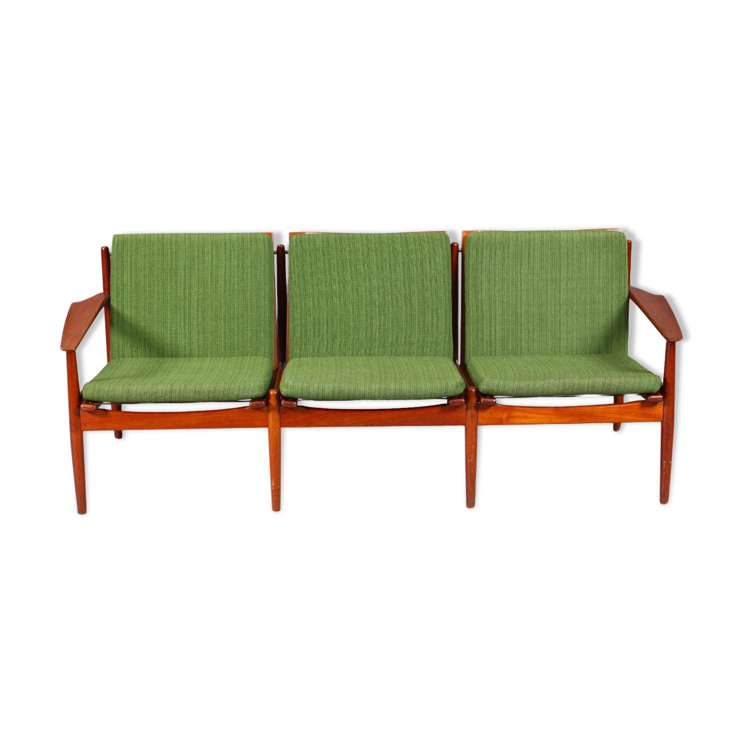 Sofa 3 places mid-century Denmark by Arne Vodder