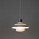 Pair of 2 Danish vintage pendant lamps Korfu by Design Light, 1980s
