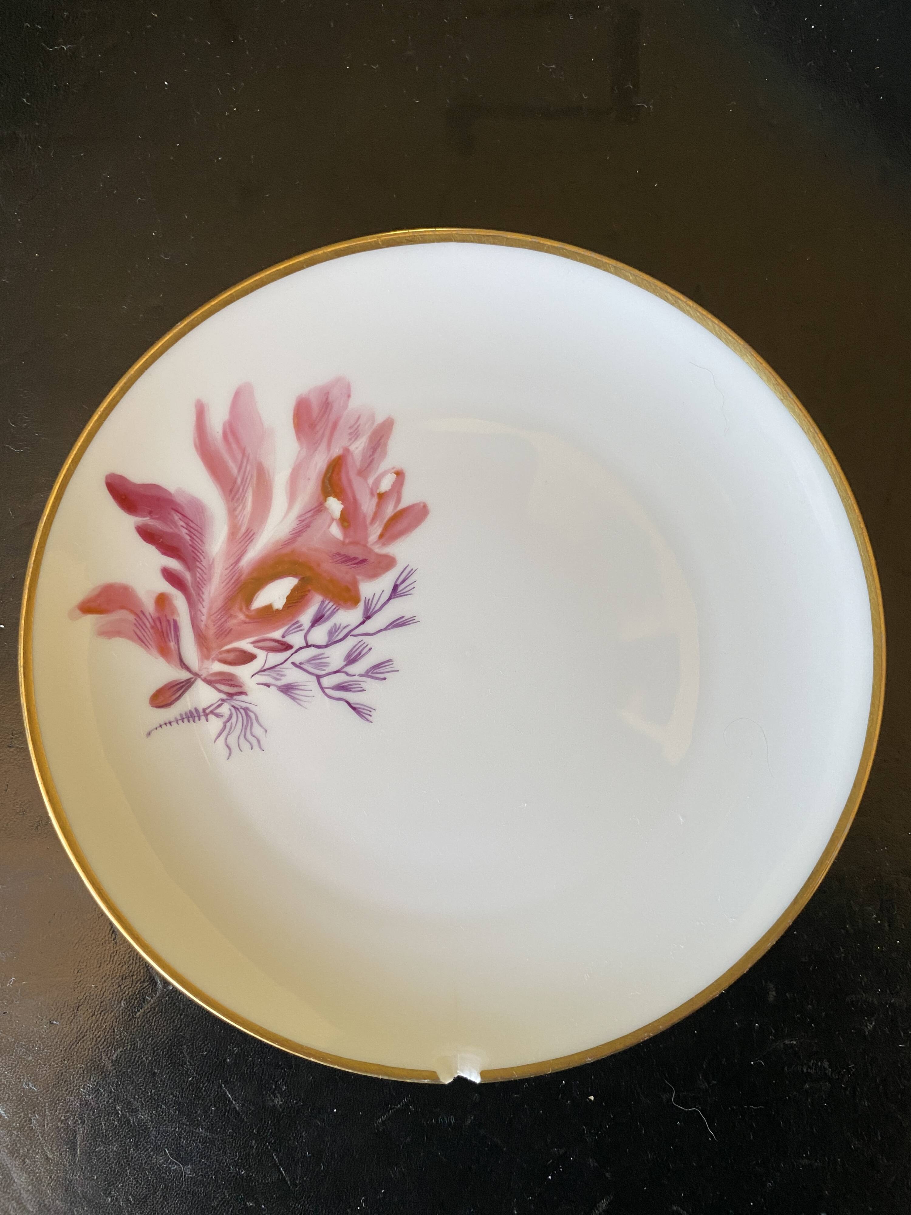 Service de table "Grand Large" Le Tallec Paris – Porcelaine peinte main