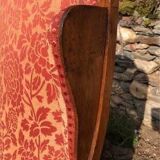 Voltaire armchair with walnut ears