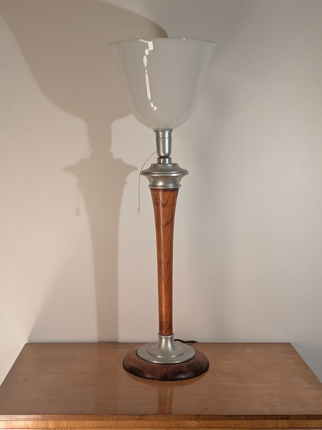 Lampe Mazda Art déco modèle original France 1940-50