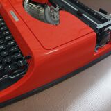 Underwood 130 orange typewriter