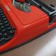 Underwood 130 orange typewriter