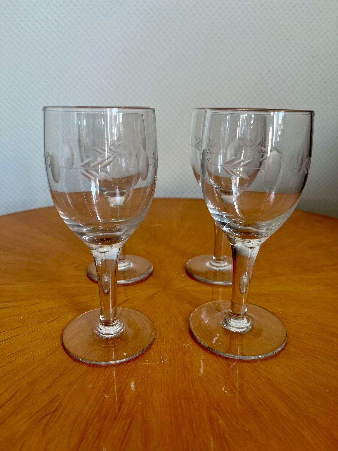 Vintage wine glasses 1960