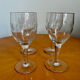 Vintage wine glasses 1960