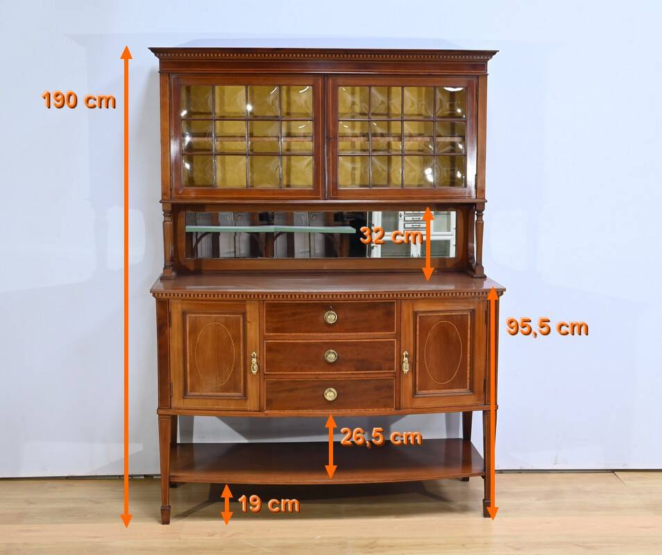 Two-body mahogany buffet - 1920