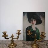 Duo of candelabra