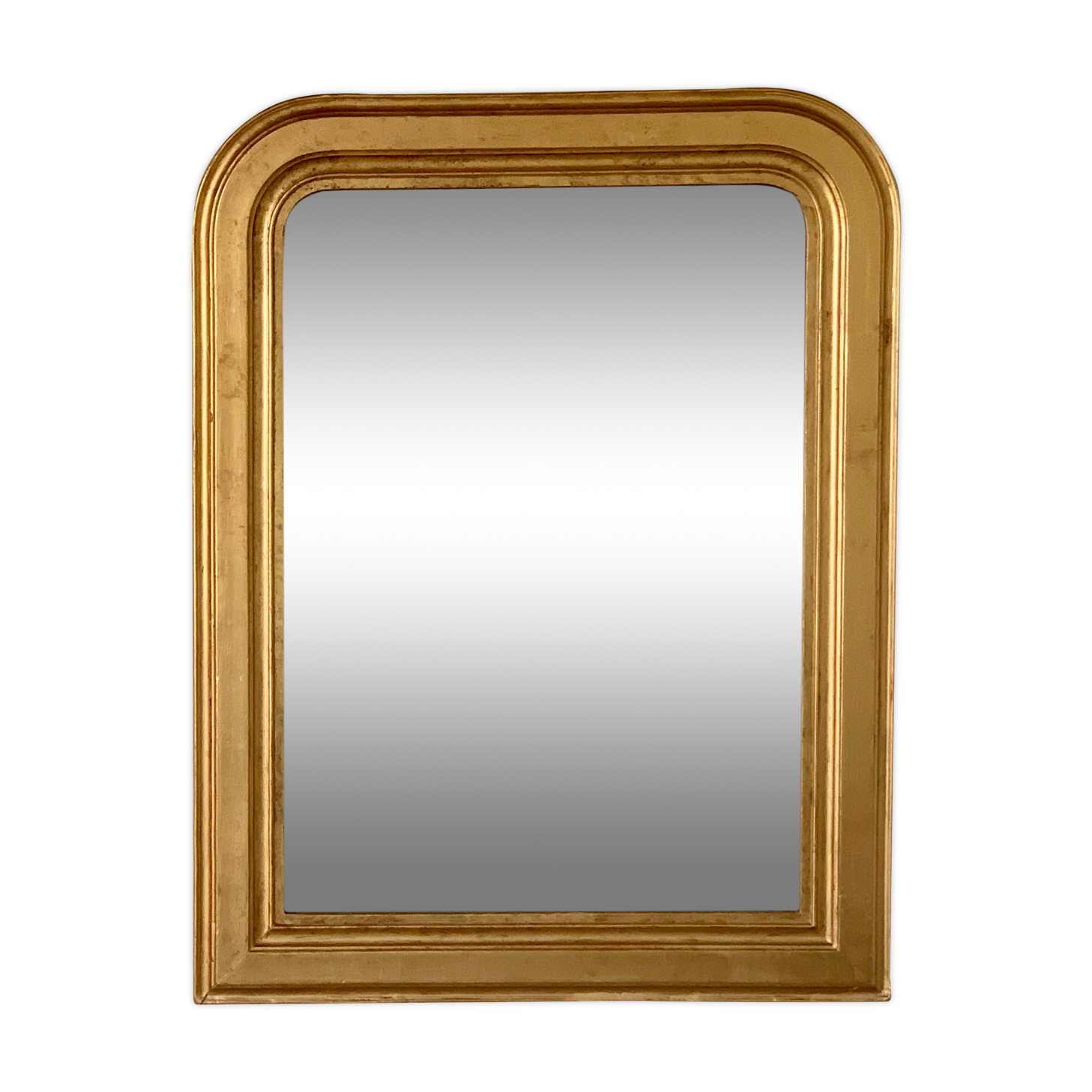 Mirror fireplace trumeau Louis philippe gilded