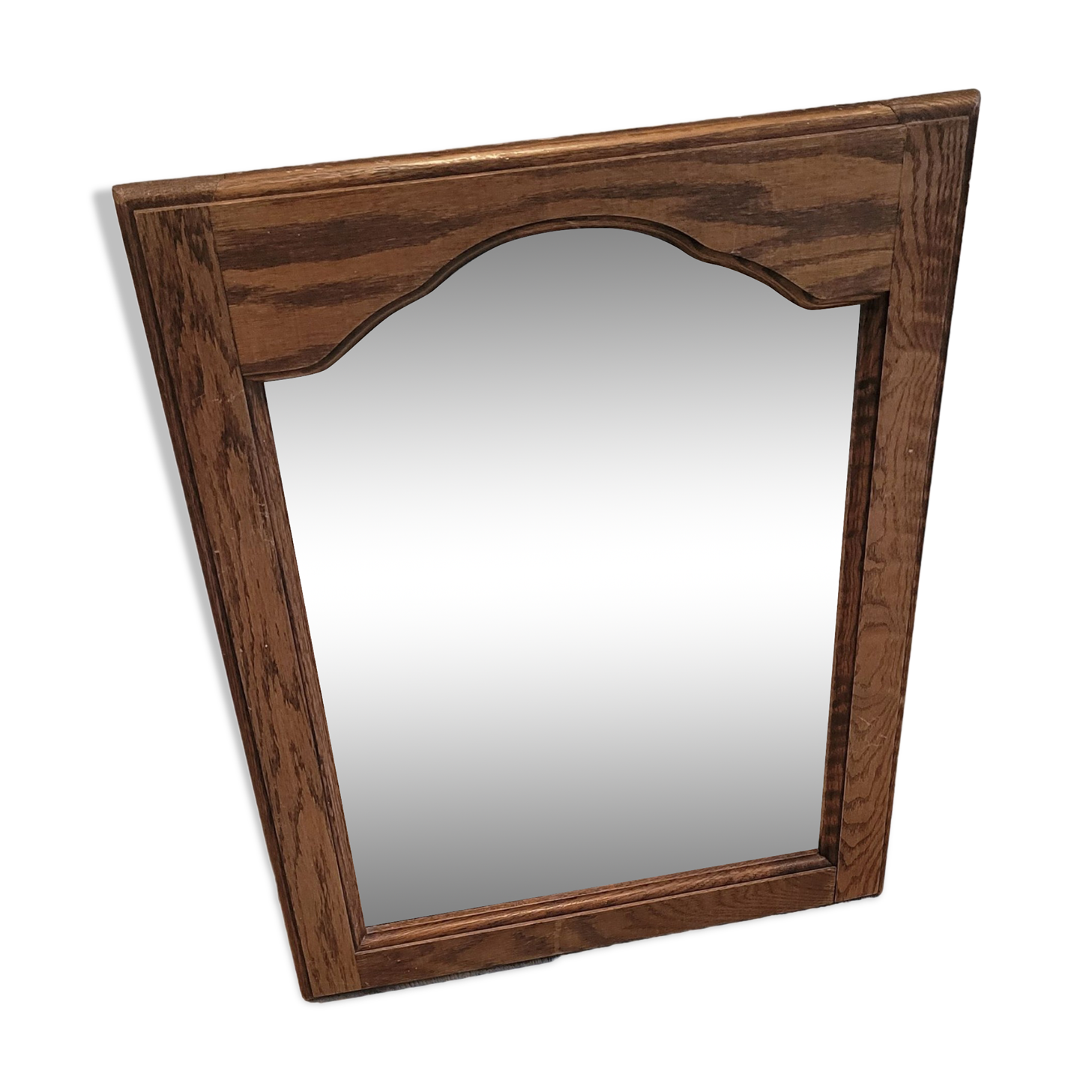 Mirror wood mustache 55x73