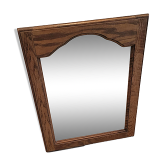 Mirror wood mustache 55x73