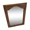 Miroir bois moustache 55x73