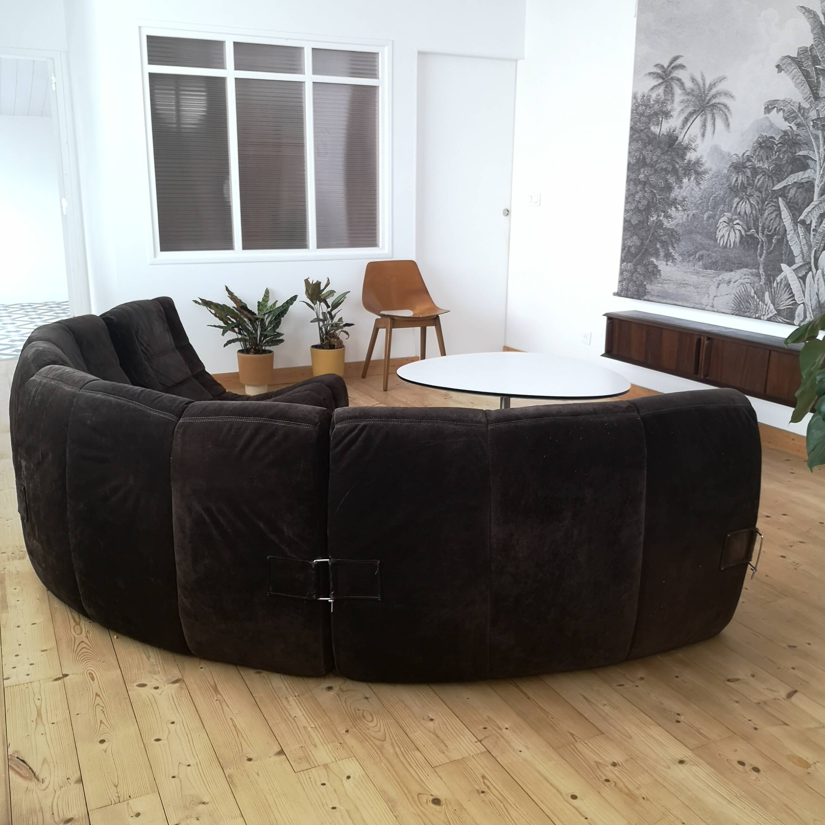 Canapé Circle "Gilda" by Michel Ducaroy for Ligne Roset from the 1970s.
