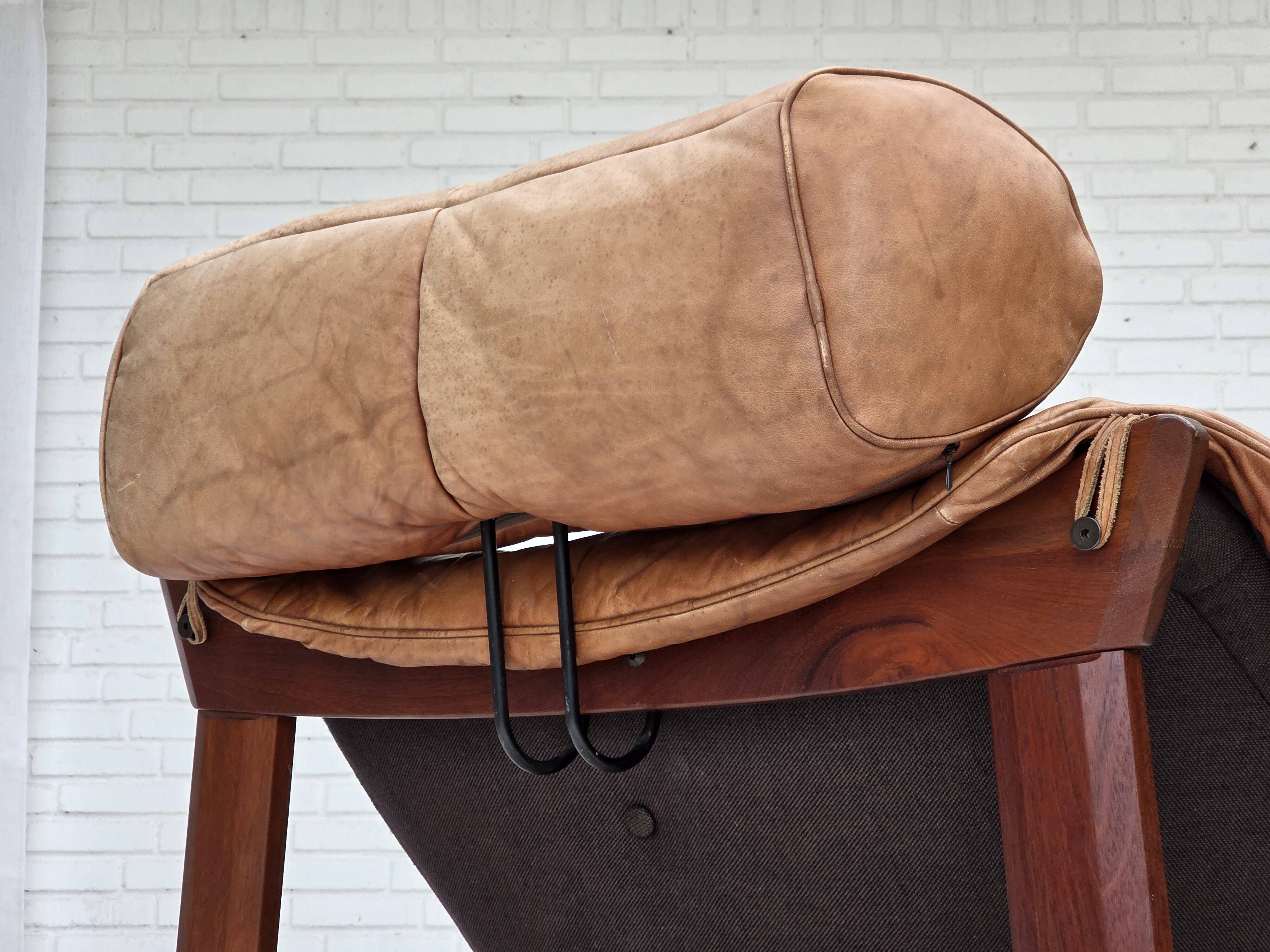 1970s, Norwegian design by Jan Erik Lindgren, armchair model "Amazon".