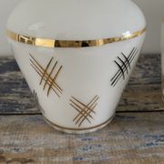 Pair of vintage white opaline sconces