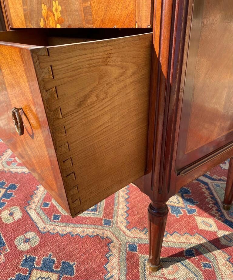 Dresser marquetry and bronze Louis XVI style