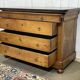 Commode Restauration XIXème en merisier et dessus marbre noir