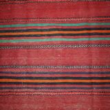 Kilim vintage fait main Ardabil persan 139cm x 288cm (1940s)