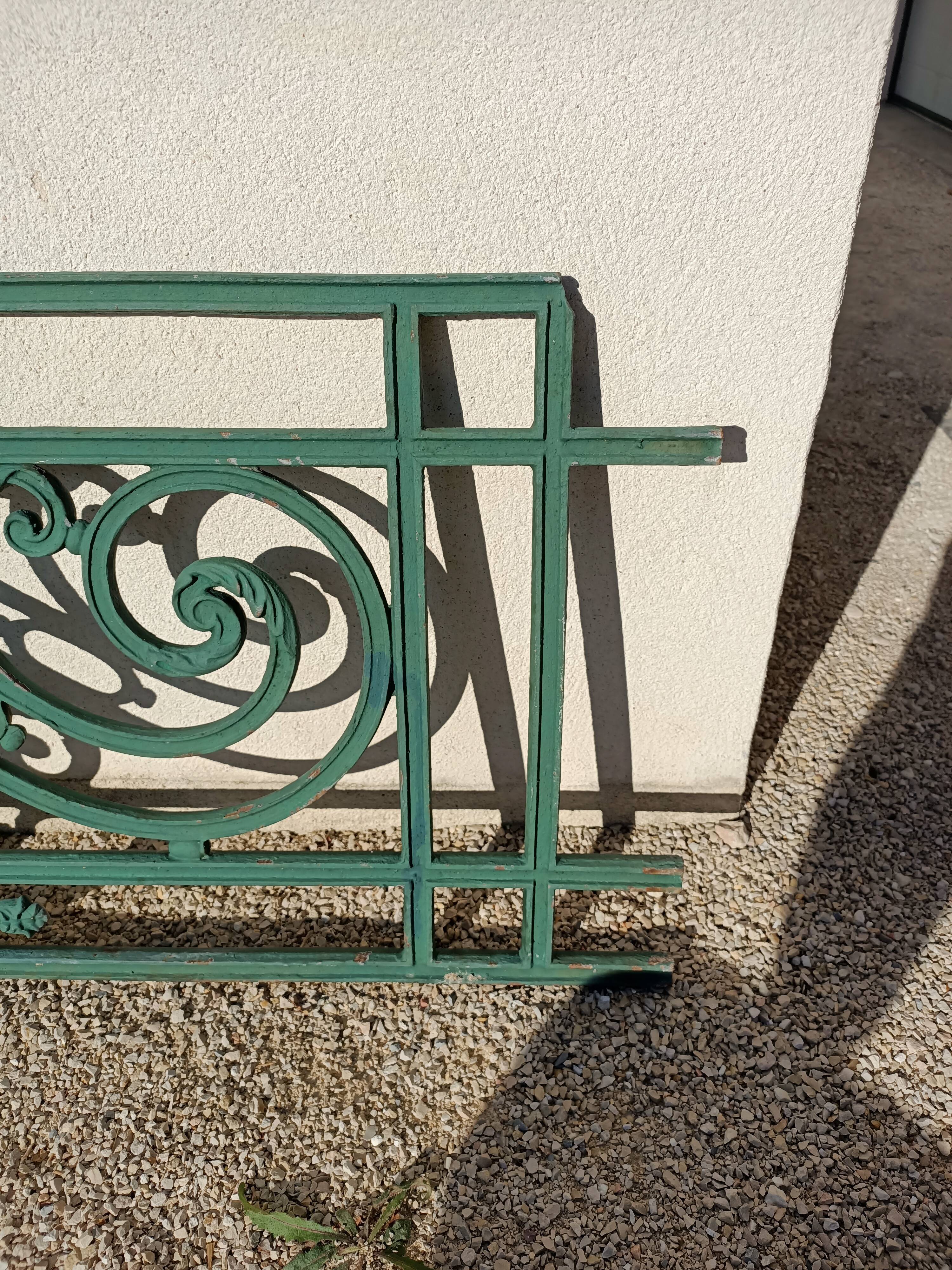 Double-sided cast iron railing 45x141