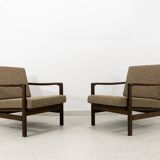 Mid Century Armchairs By Zenon Bączyk, 1960's, Set Of 2
