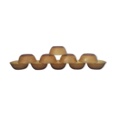 10 ramequins en verre ambré made in France vintage 70'S