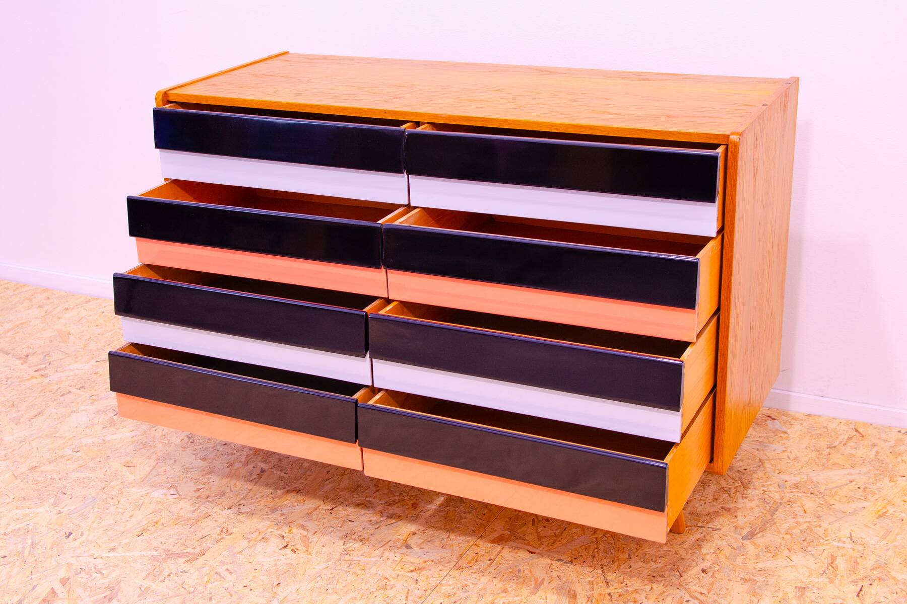 Commode vintage U-458 par Jiri Jiroutek, Tchécoslovaquie, 1960