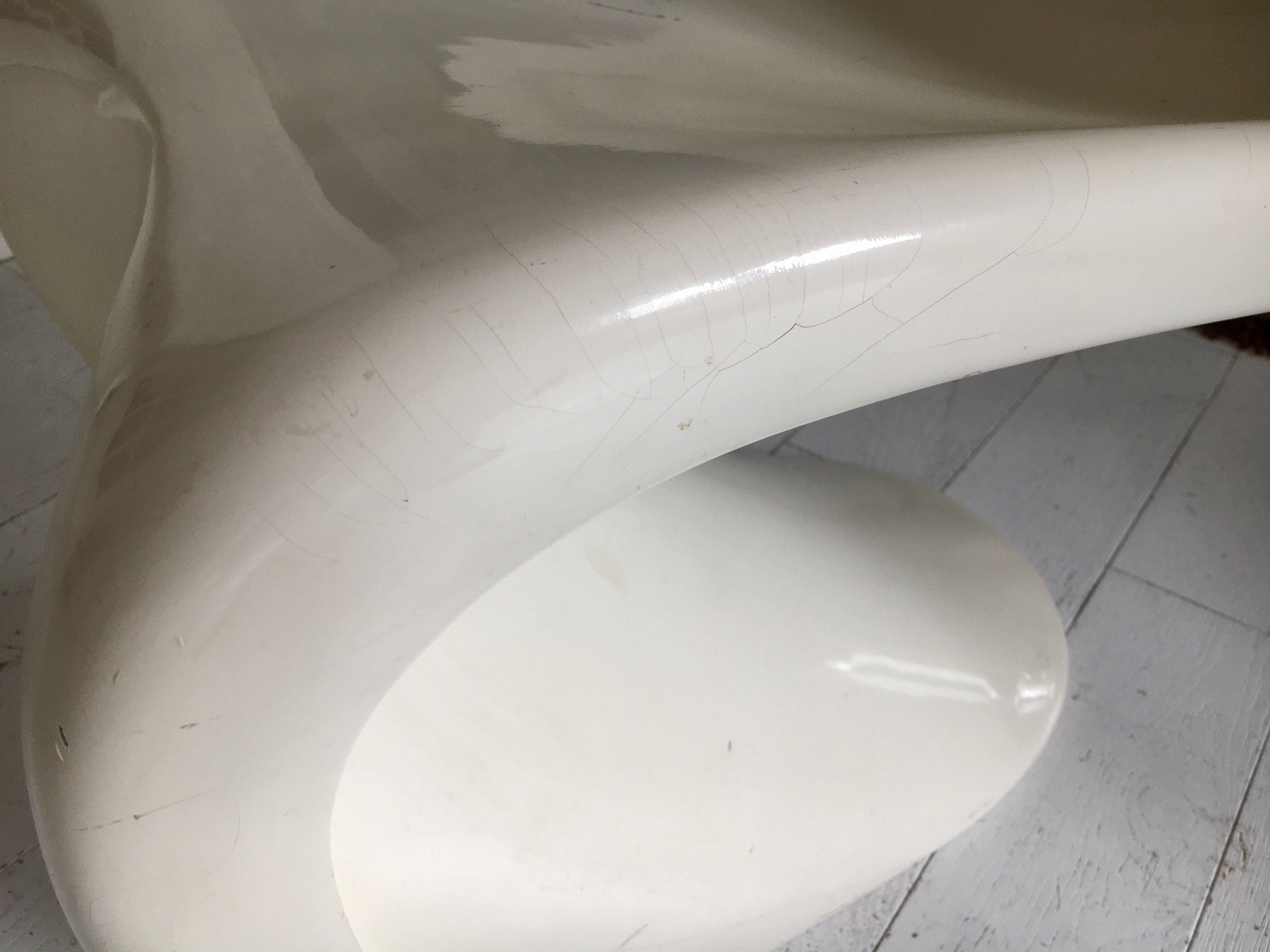 Pair of Verner Panton S chairs in fiberglass, Series 1, 1967