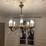 Antique crystal chandelier