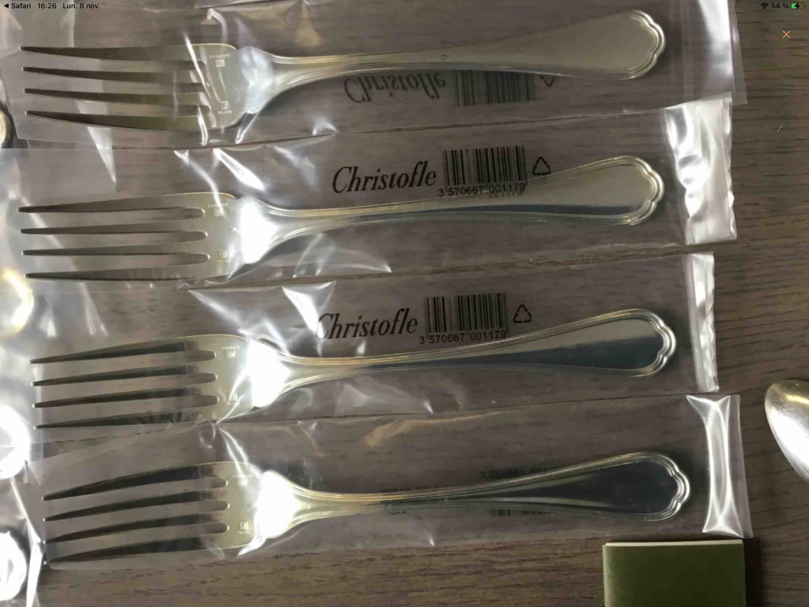 Christofle cutlery set model Spatours 97 pieces