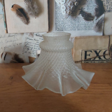 Pair Of French Vintage Art Nouveau Glass Replacement Shades