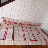 Set of 6 tea towels old Monogram B L
