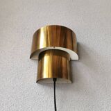 80s metal wall lamp