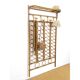 Large rattan wall coat rack, Italy, 1960s.