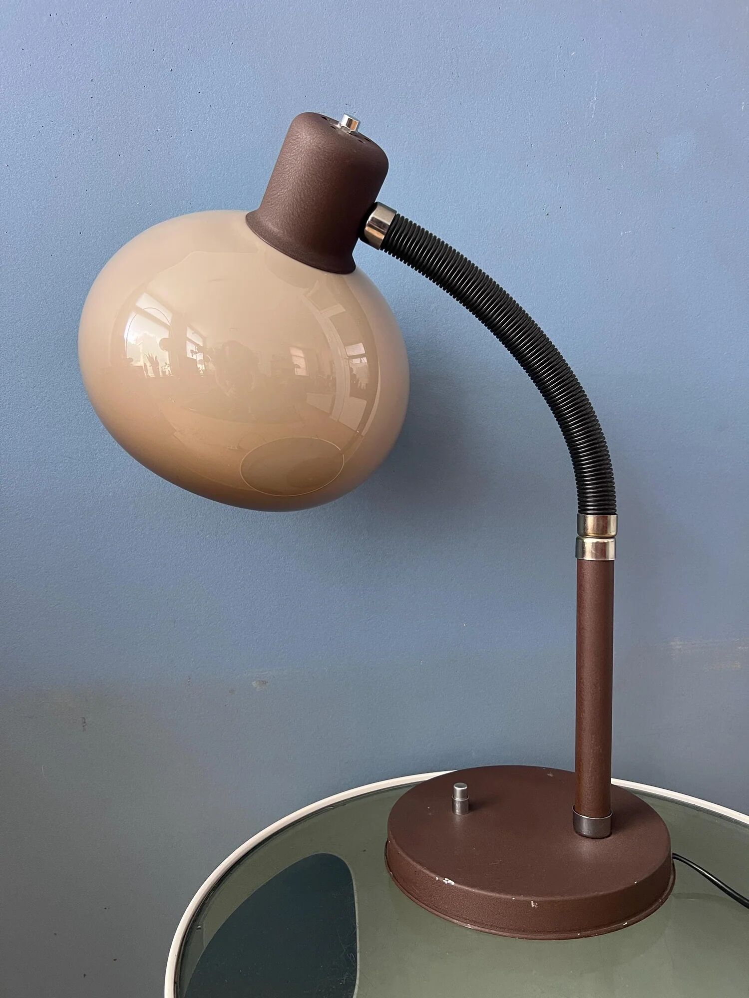 Vintage Herda mushroom table lamp | Mid-century modern bedside lamp | Dutch design