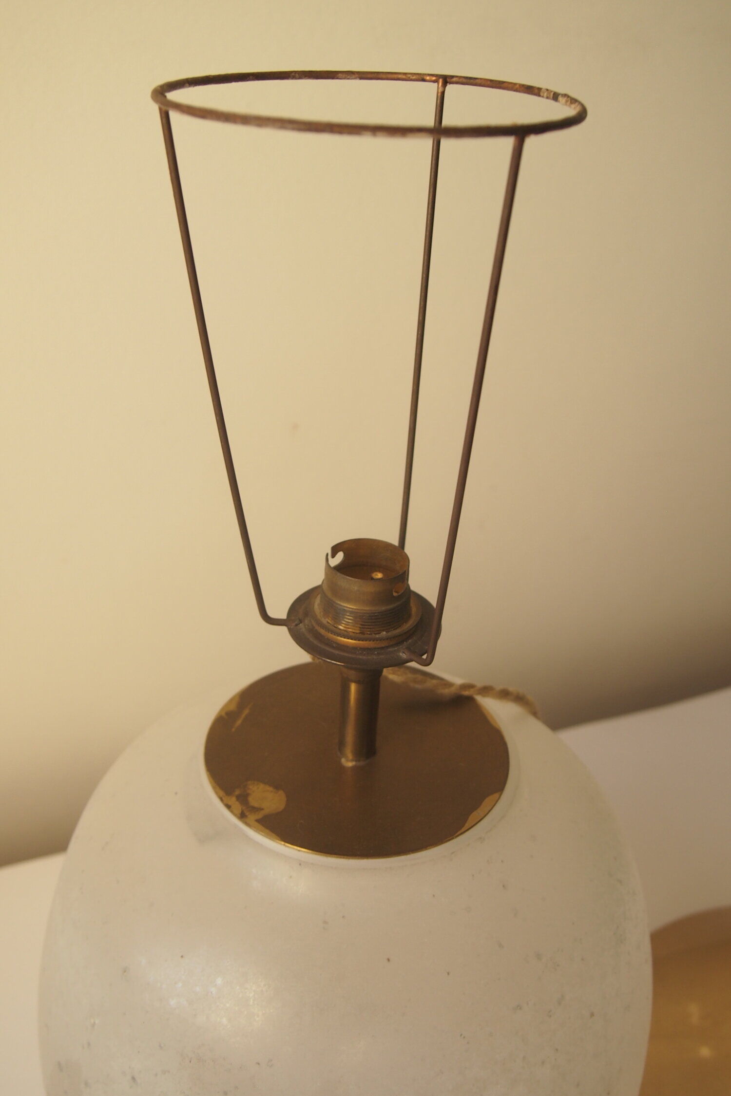 Golden metal lampshade lampshade