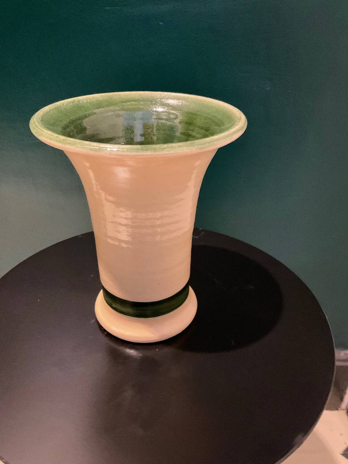 Vintage trumpet vase from the 80s