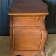 Walnut chest of drawers Louis XV style 3 drawers Bronze handles Mid-twentieth