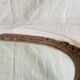 Large Art Deco oval mirror in carved wood - 87 x 53 cm