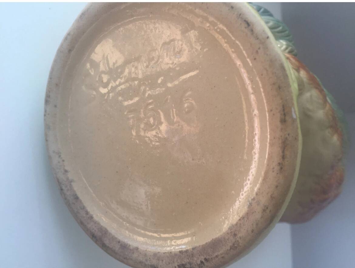 Pichet, cruche ancien coq Caillard Saint Clément