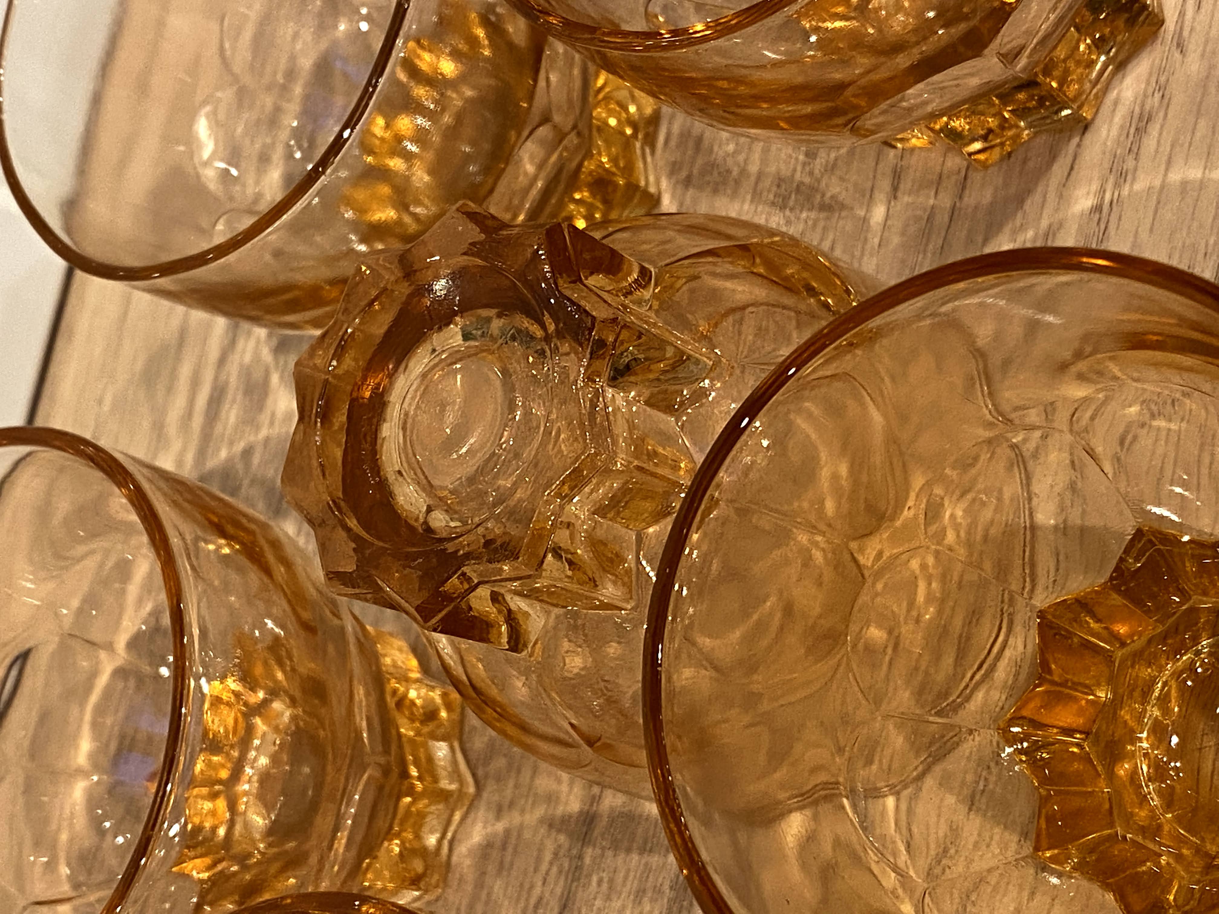 Set of 6 vintage glasses