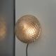 Vintage ceiling lamp / wall lamp - molded glass diamond tips - 1970