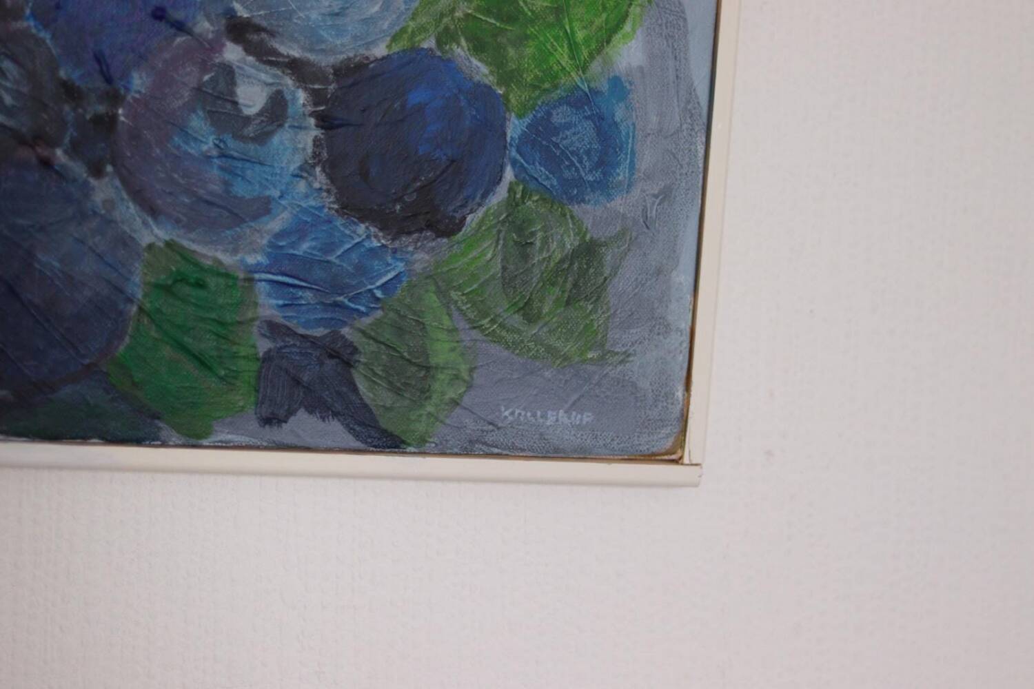 Swedish Oil on Canvas – “Blue Berries” by Martin Kallerup