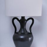 high ceramic lamp base lunetta vallauris h.47 cm