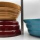 Trio de cache-pots en céramique des années 50