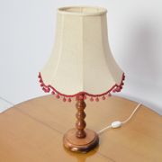 Mid-century Wood Table Lamp, 1970‘s.