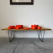 Vintage "Max" orange plastic dinnerware set 1964